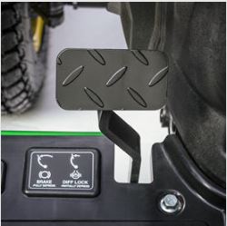 Integrated brake and differential lock pedal