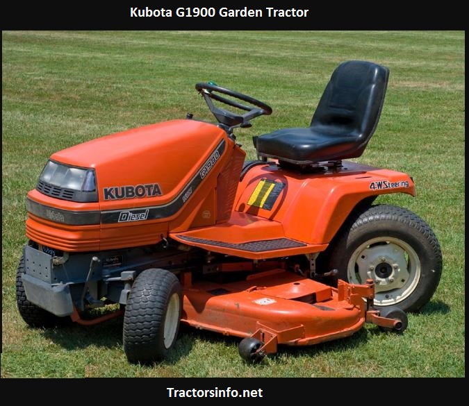 Kubota G1900 Price, Specs, Review, Attachments