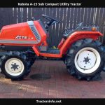 Kubota A-15 HP Tractor Price, Specs, Review