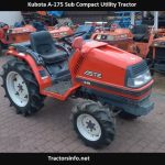 Kubota A-175 Price, Specification, Review
