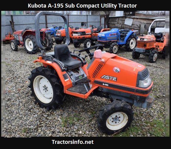 Kubota A-195 Price, Specs, Weight, Review