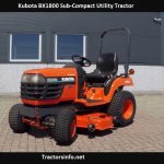 Kubota BX1800 Price, Specs, Review, Weight, Attachments