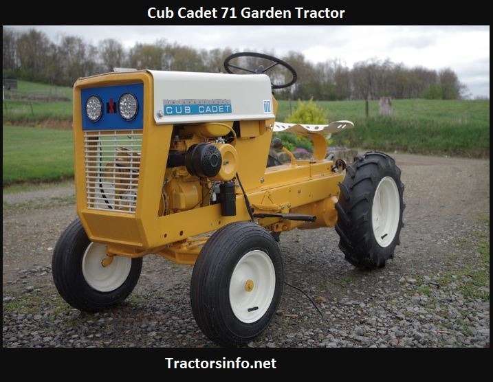 Cub Cadet 71 Garden Tractor Price, Specs, Attachments