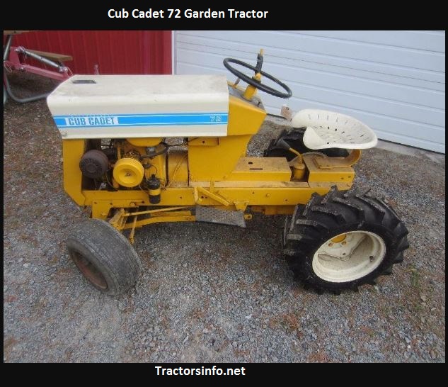 Cub Cadet 72 Garden Tractor Price, Specs, Attachments