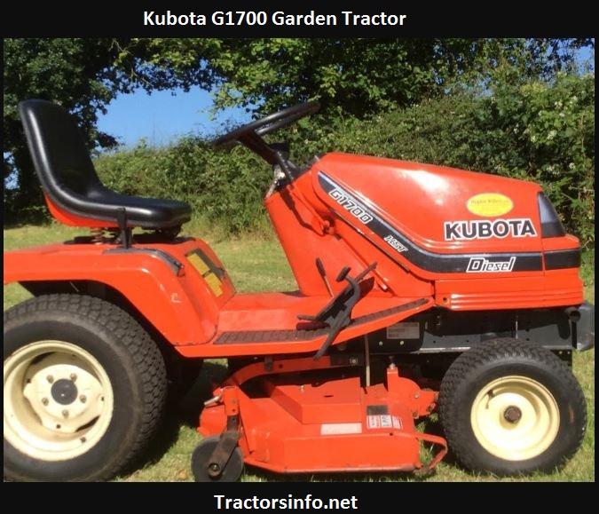 Kubota G1700 Price, Specs, Review, Attachments
