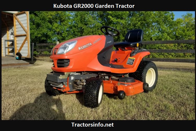 Kubota GR2000 Price, Specs, Reviews, Attachments