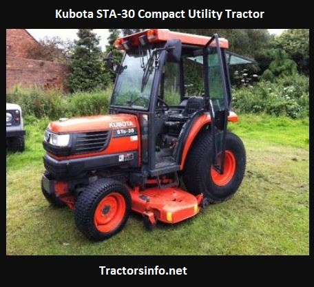 Kubota STA-30 Compact Utility Tractor Price, Specs, Features
