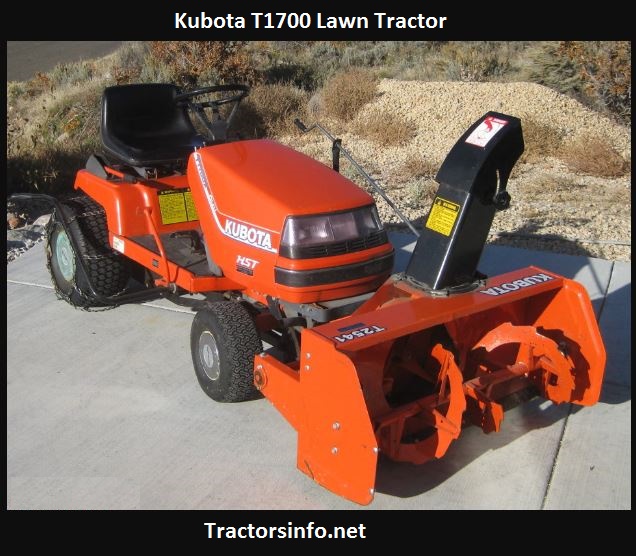 Kubota T1700 Price, Specs, Review, Attchements