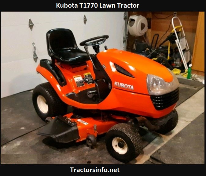 Kubota T1770 Lawn Tractor Price, Specs