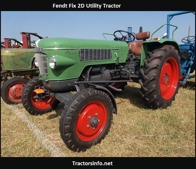 Fendt Fix 2D Utility Tractor Price, Specs, Features