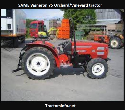 SAME Vigneron 75 Orchard-Vineyard Tractor Price, Specs, Review