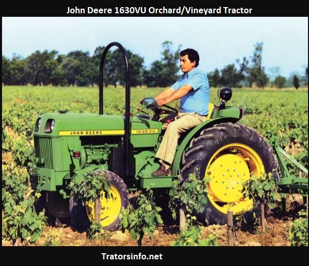 John Deere 1630VU Orchard- Vineyard Tractor Price, Specs, Review