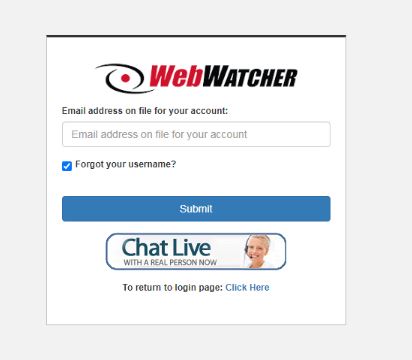 Change Webwatcher Username