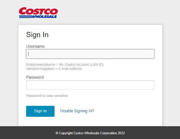 Costco Employee Login Step By Step