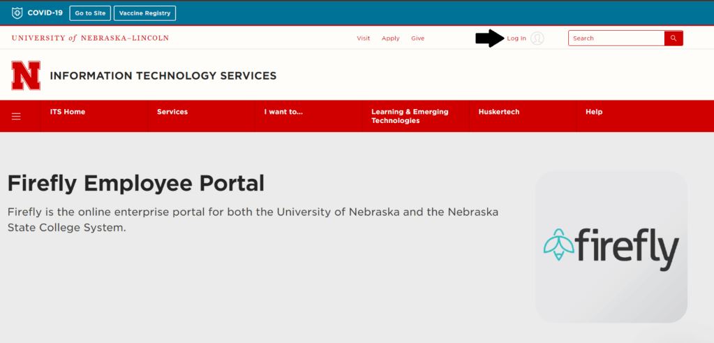 How to Login to UNL Firefly Portal
