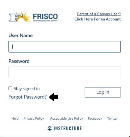 How to Reset Canvas FISD Login Password