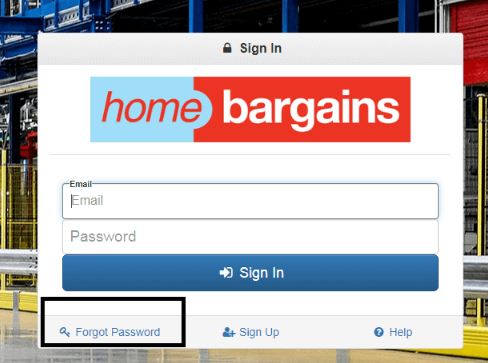 How to Reset Home Bargains Portal Password