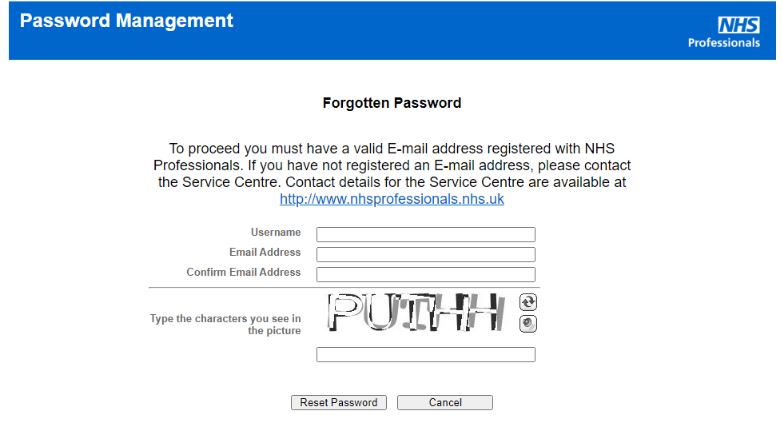 How to Reset NHSP Forgot Password