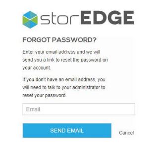 How to Reset Storedge Login Password