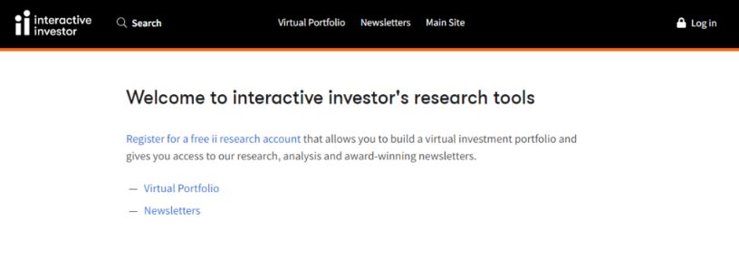 Interactive Investor Online Account Login