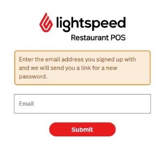 Lightspeed Restaurant Login Email
