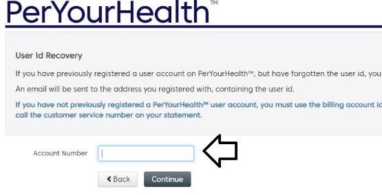 Login to PerYourHealth Online Bill Payment System