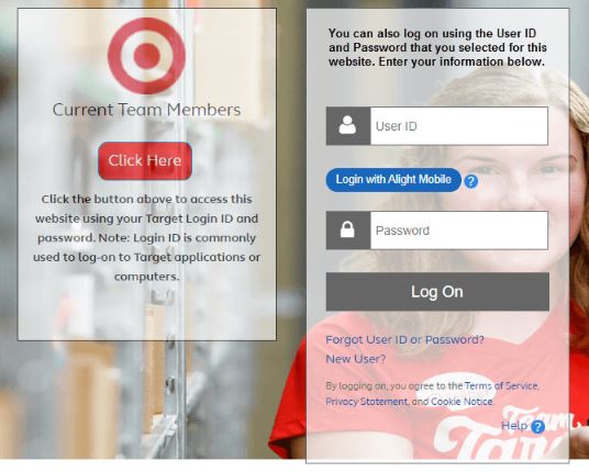 Login to Target Pay and Benefits Website