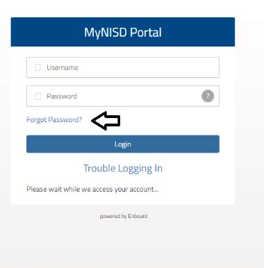Reset My NISD Portal Login Password