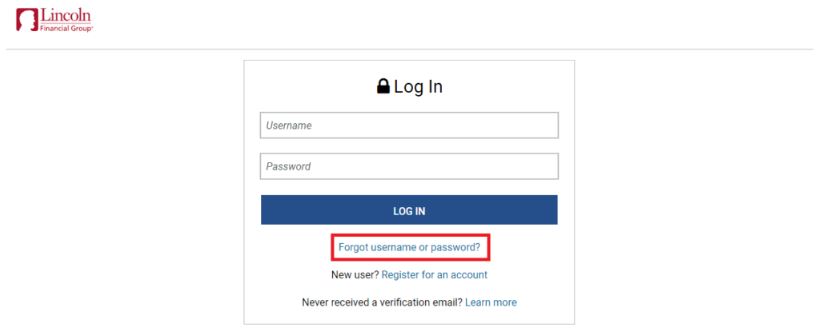 Reset Mylincoln Portal Login Password