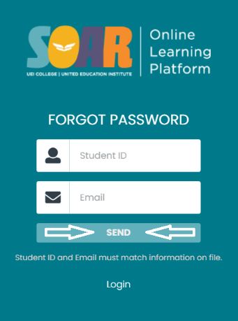 Reset UEI Student Portal Login Password