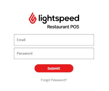 Sign in to Lightspeed Retail POS Restaurant