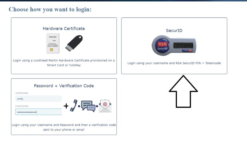 Steps for Lockheed Martin Login with Secure ID