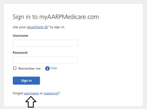 myaarpmedicare Click Sign In