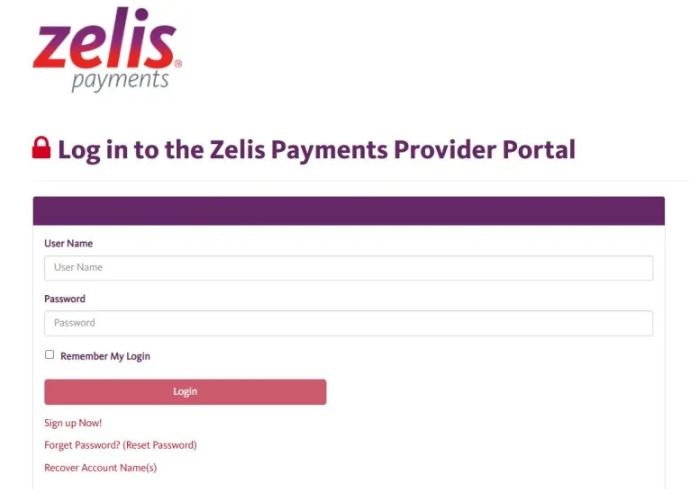 Login Zelis Healthcare Provider Portal