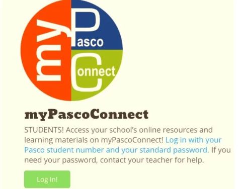 Login at My Pasco Connect Portal