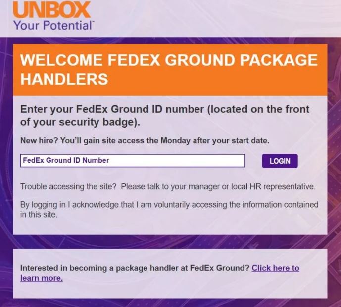 Login into FedEx Employee Login Portal