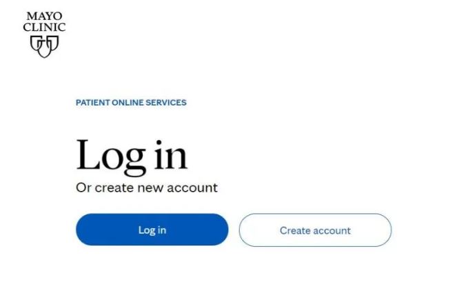 Login into Mayo Clinic Patient Portal Online