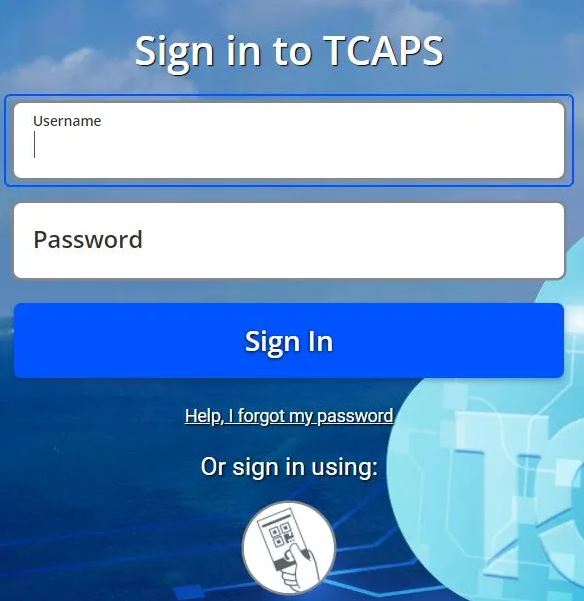 Login into TCAPS Cloud Portal