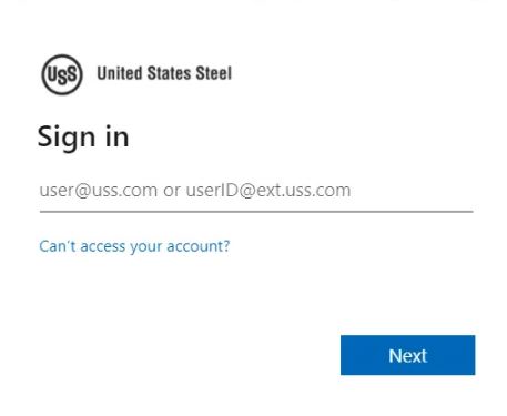 Login to US Steel Employee Portal