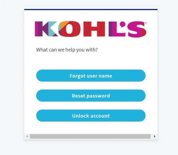 Reset Kohls Myhr Login Password