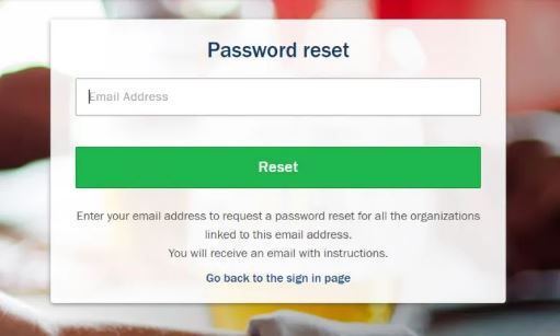 Reset Nexonia Account Login Password
