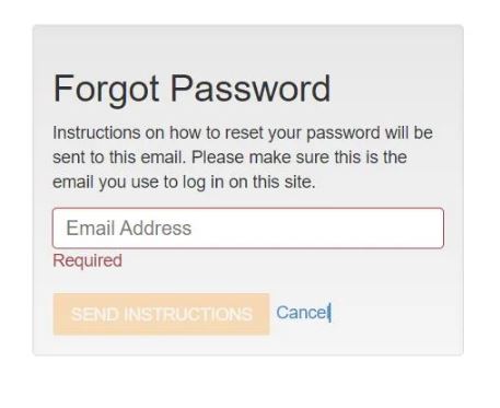 Reset Townsend Portal Login Password