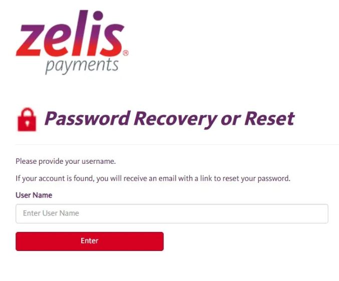 Reset Zelis Provider Login Password