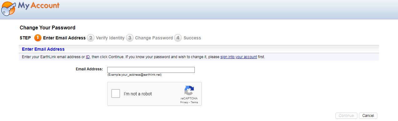 change my PeoplePC Online email password