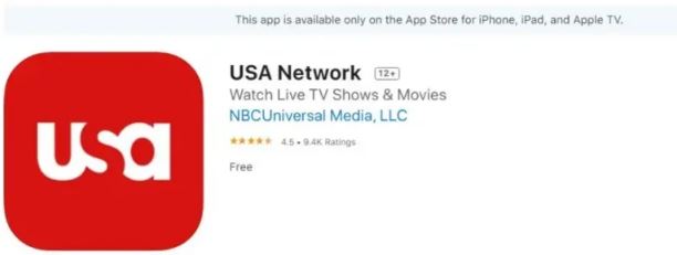 Activate USA TV Network on Apple TV using Usanetwork