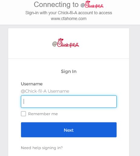 How to Login to CFAHome Portal