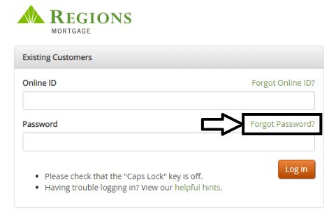 How to Reset Regions Mortgage Login Password