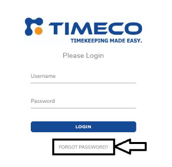 How to Reset Timeco Login Password