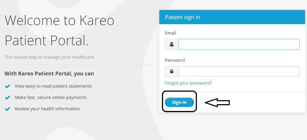 Kareo Patient Portal Login Steps