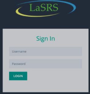 LaSRS Dashboard Login